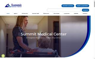 Summit Medical Center Outpatient Surgery website
