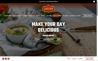 Laziza Catering website