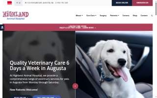 Highland Animal Hospital website