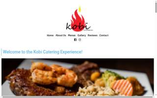 Kobi Catering website