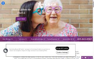Iris Memory Care of Nichols Hills website