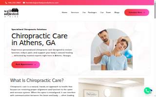 Well Adjusted Athens website