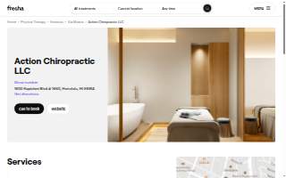 Action Chiropractic LLC website