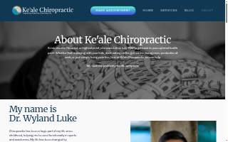 Ke'ale Chiropractic of Honolulu website