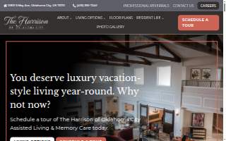The Harrison of Oklahoma City Assisted Living & Memory Care website