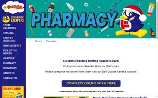 Don Quijote Drugs website