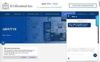 E I Electrical, Inc. website