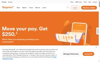The Tangerine Food Company of Des Moines website