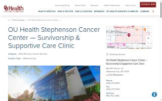 OU Health Stephenson Cancer Center - Survivorship & Supportive Care Clinic website