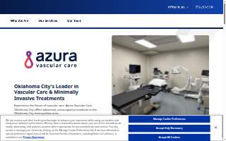 Azura Vascular Care Oklahoma City website