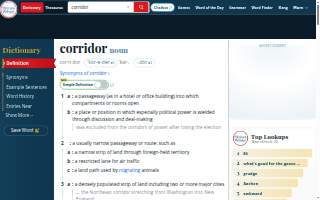 Corridor Consulting website