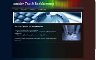 Amsler Tax & Bookkeeping website