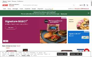 Acme Social Club website
