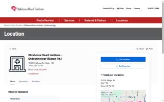 Oklahoma Heart Institute - Endocrinology website