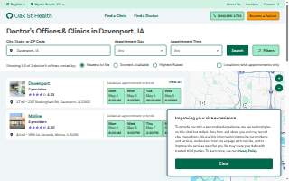 Oak Street Health Davenport Primary Care Clinic website