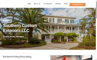 Southern Custom Exteriors LLC website