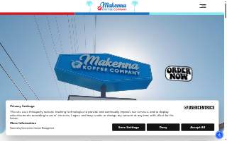 Makenna Koffee Company website