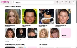Famous Hair Salon website