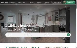 New Leaf Builders website