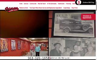 Petersen Plumbing & Heating website