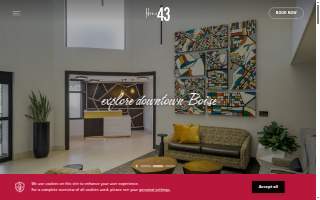 Hotel 43 website