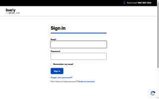 Lively website