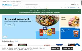 Albertsons Pharmacy website