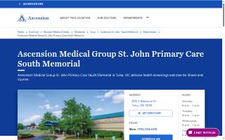 Ascension Medical Group St. John Primary Care South Memorial website