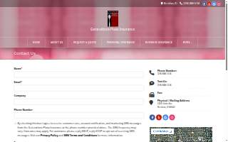 Generations Plaza Insurance website