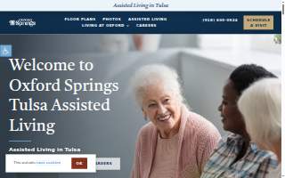 Oxford Springs Tulsa Assisted Living website