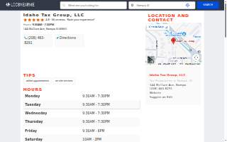 Idaho Tax Group, LLC website