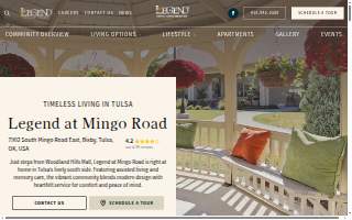 Legend At Mingo Road website