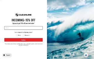 Cleanline Plumbing Solutions website