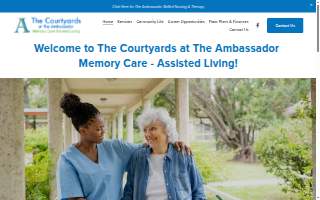The Courtyards at The Ambassador Memory Care Assisted Living website