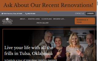 Aberdeen Heights Assisted Living website