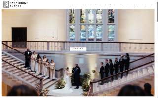 Paramount Events website