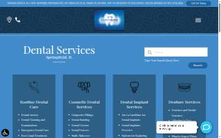 Modern Dental of Springfield website