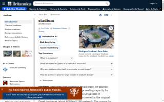 Stadium Club website