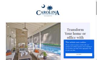 Carolina Custom Blinds Charleston website