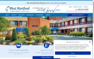 West Hartford Health & Rehabilitation Center website