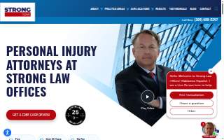 Strong Law Offices of Peoria website
