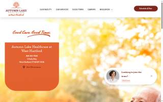 Autumn Lake Healthcare at West Hartford (The Reservoir) website