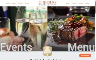 Childers Banquet and Catering Center website
