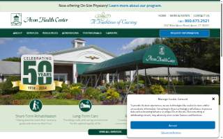 Avon Health Center website