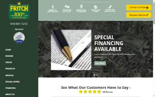Fritch Heating & Cooling, Inc. website