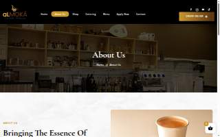 aLMOKA Coffee House website