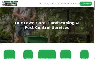 Green Acres Lawn Care & Landscaping website