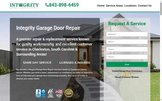 Integrity Garage Door Repair website