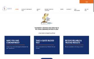 Foundation Chiropractic and Wellness website