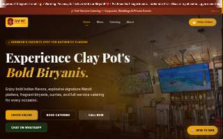 Claypot Coffee House website